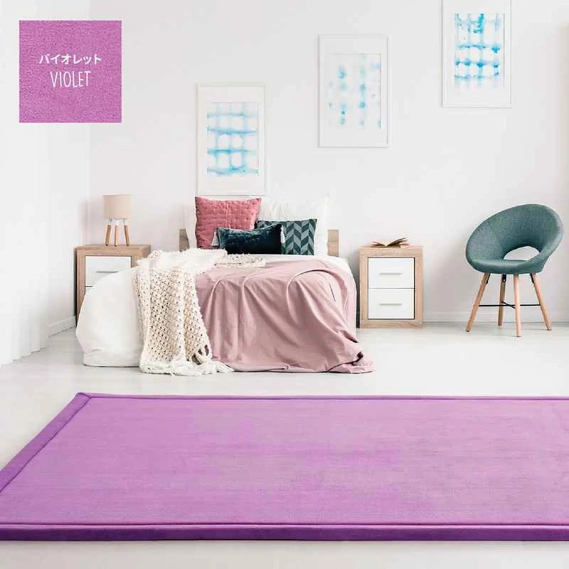 Momomi Soft Touch Tatami Mat – Violet (12 size)  130x190cm